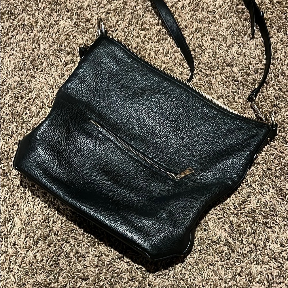 Coach Black Leather Crossbody Shoulder Bag - Picture 3 of 11